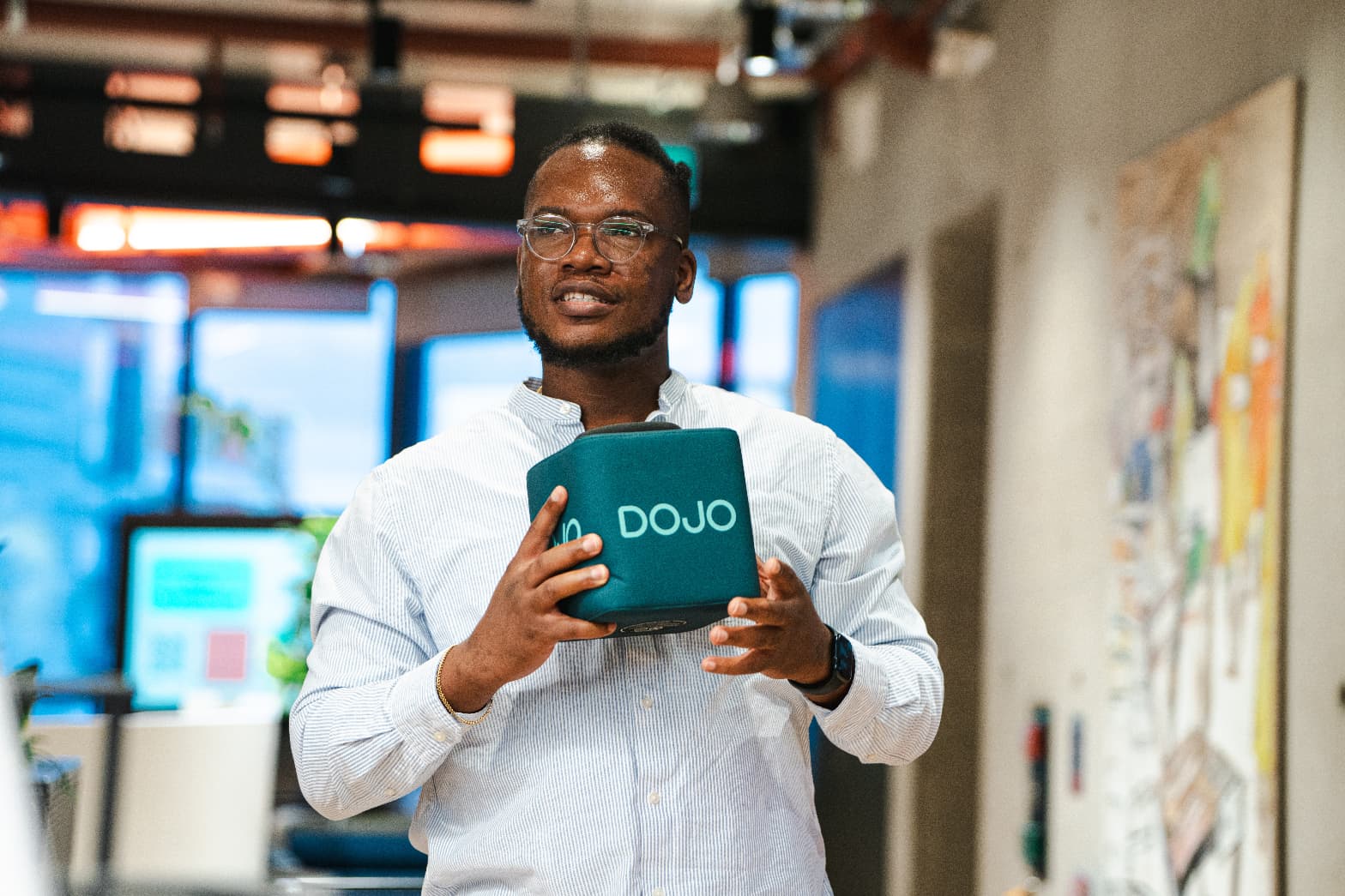 Tochii leading a workshop at Tech event